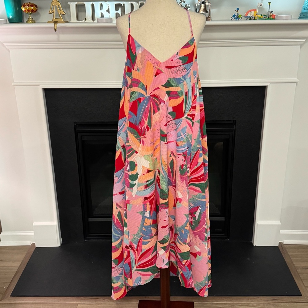 Laundry by Shelli Segal Multicolor Abstract Maxi Dress (Size 4)